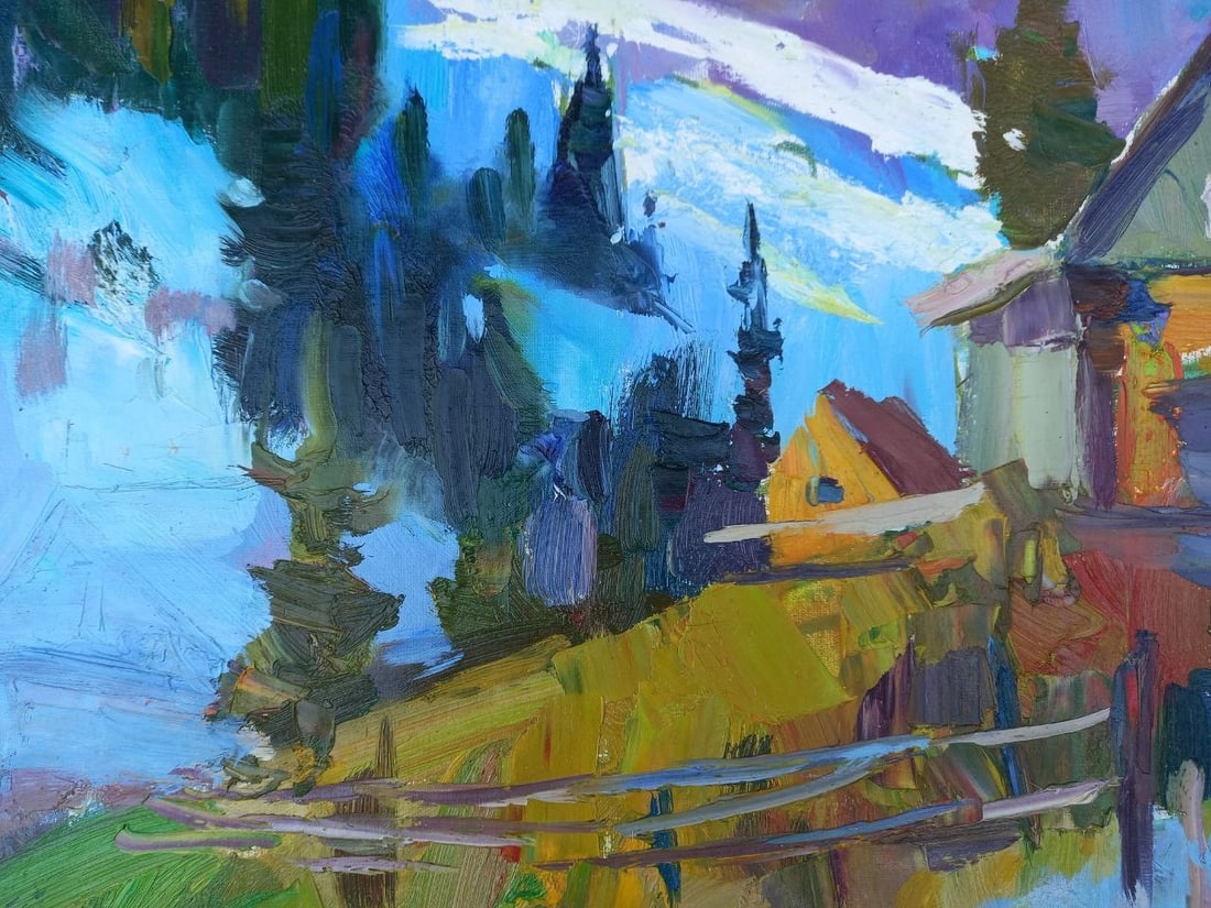 Oil painting Carpathian corner Alex Ditriev - 8
