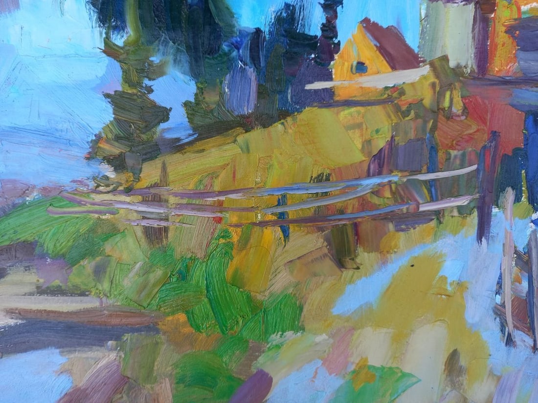 Oil painting Carpathian corner Alex Ditriev - 9