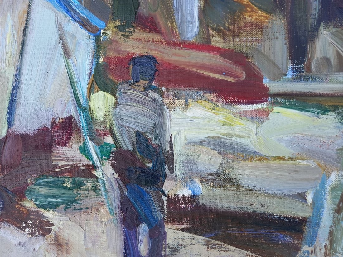 Oil painting Old pier Alex Ditriev - 3