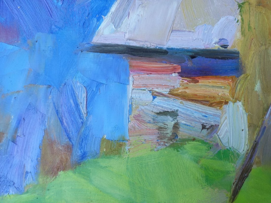 Oil painting In the Carpathians Alex Ditriev - 3