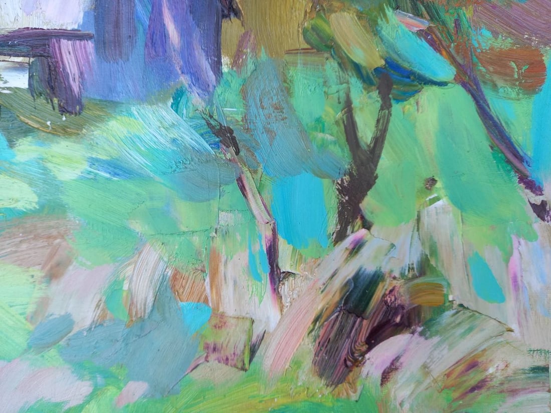 Oil painting In the Carpathians Alex Ditriev - 4