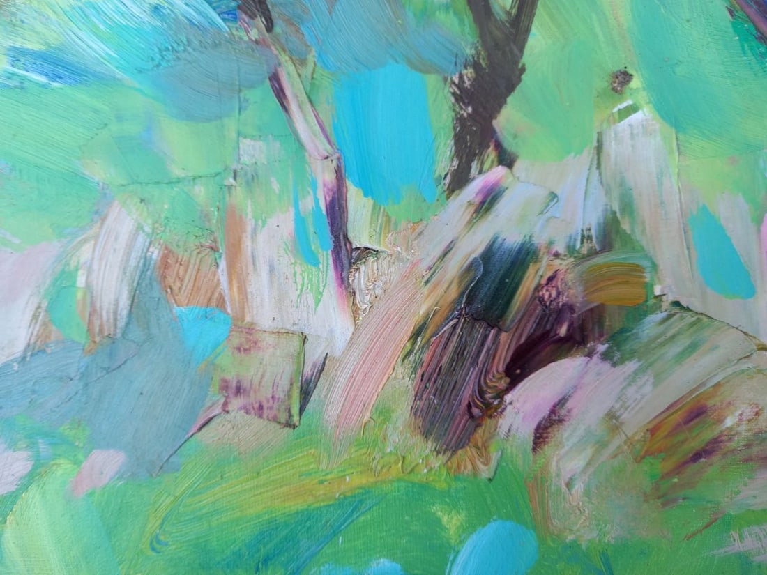 Oil painting In the Carpathians Alex Ditriev - 5