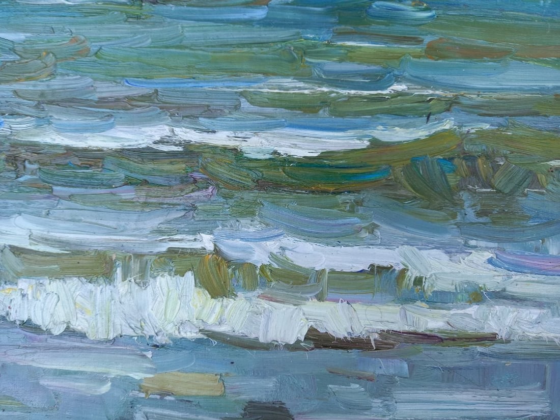 Oil painting Azov waves Alex Ditriev - 4