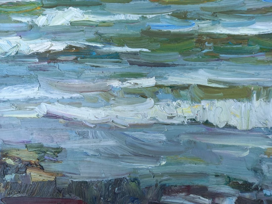 Oil painting Azov waves Alex Ditriev - 5