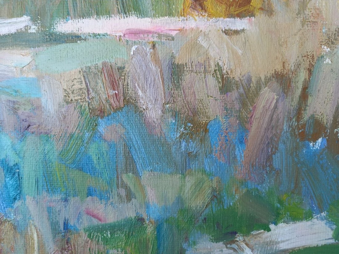 Oil painting At sunset Alex Ditriev - 2