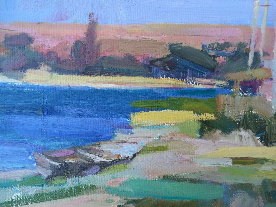 Oil painting At sunset Alex Ditriev - 6