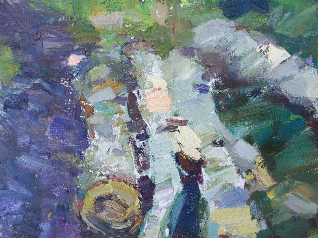 Oil painting Country road Alex Ditriev - 2