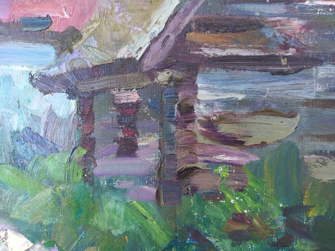 Oil painting Country road Alex Ditriev - 3