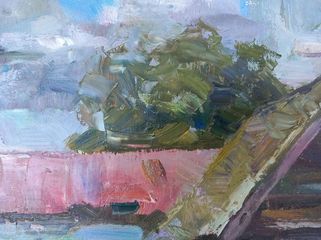 Oil painting Country road Alex Ditriev - 4