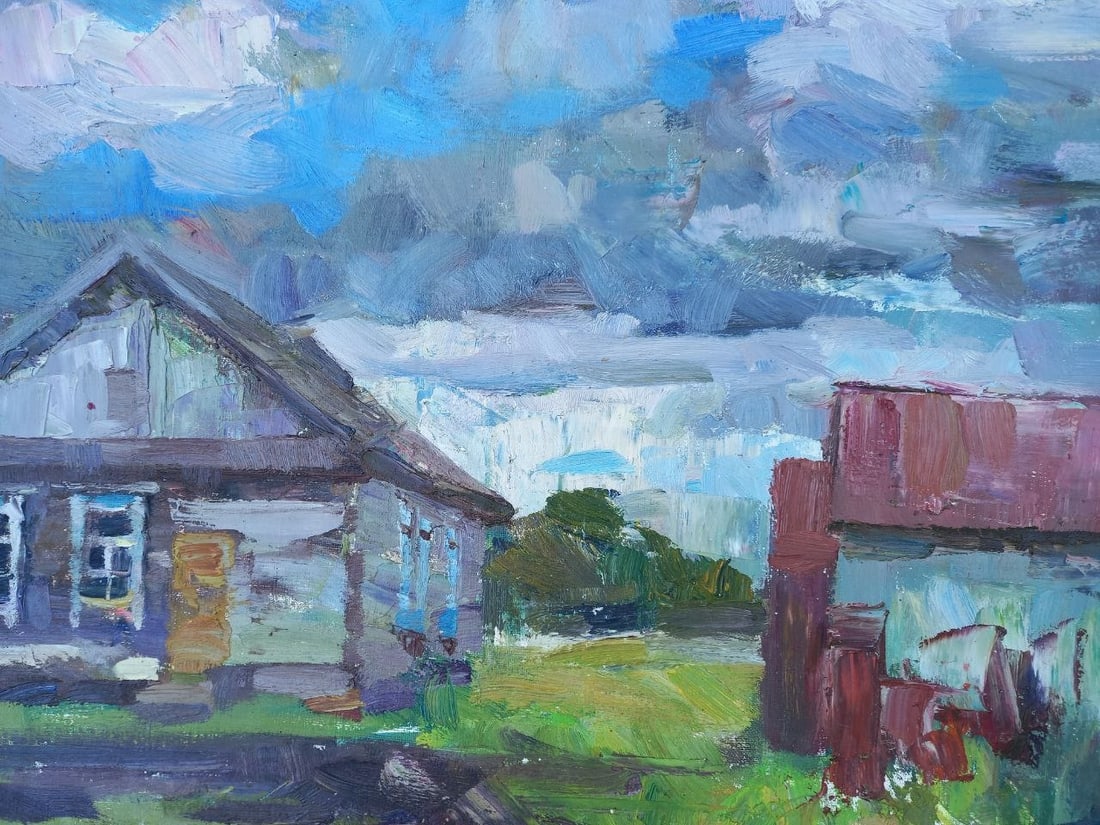 Oil painting Country road Alex Ditriev - 5