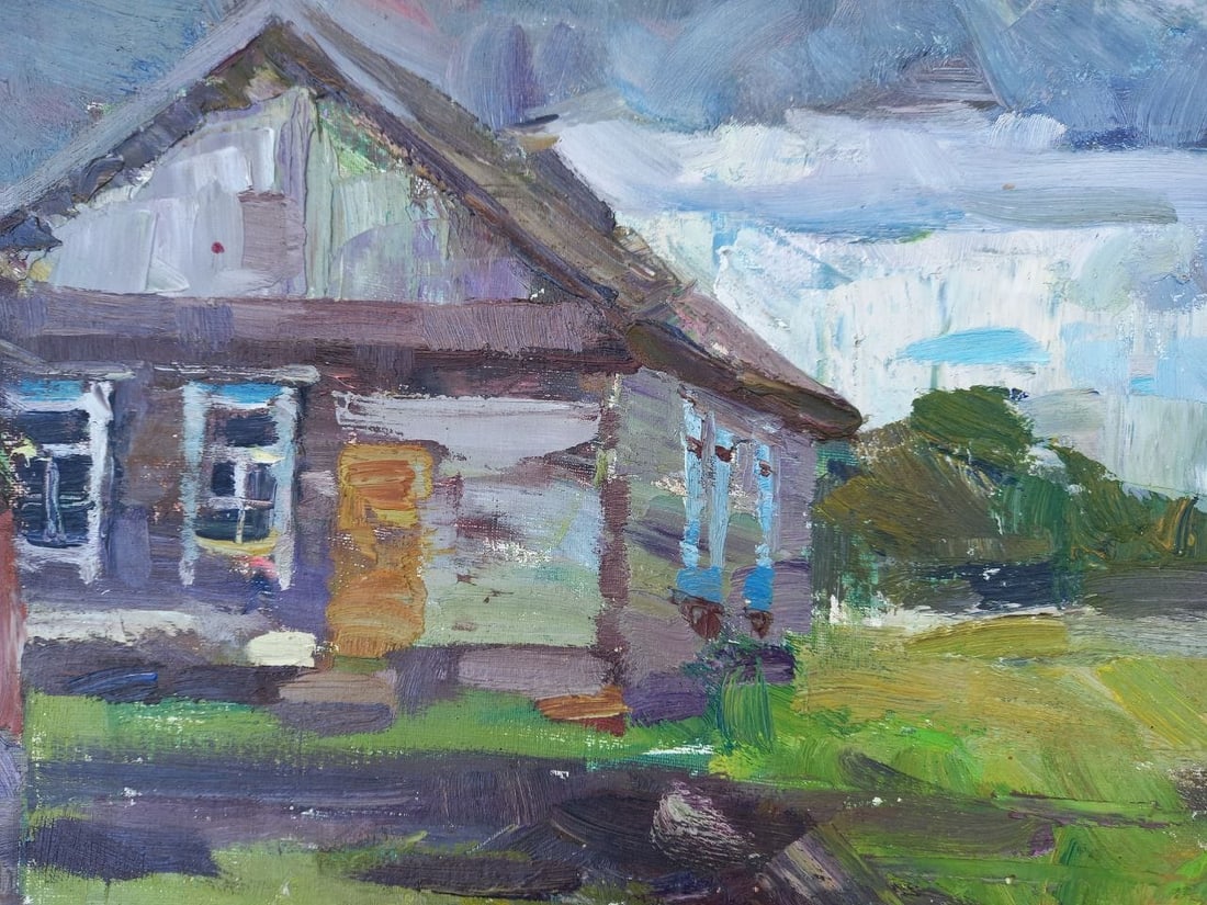 Oil painting Country road Alex Ditriev - 6