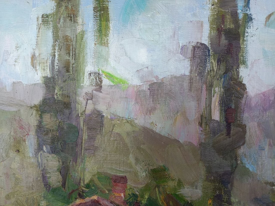 Oil painting Old street Alex Ditriev - 3