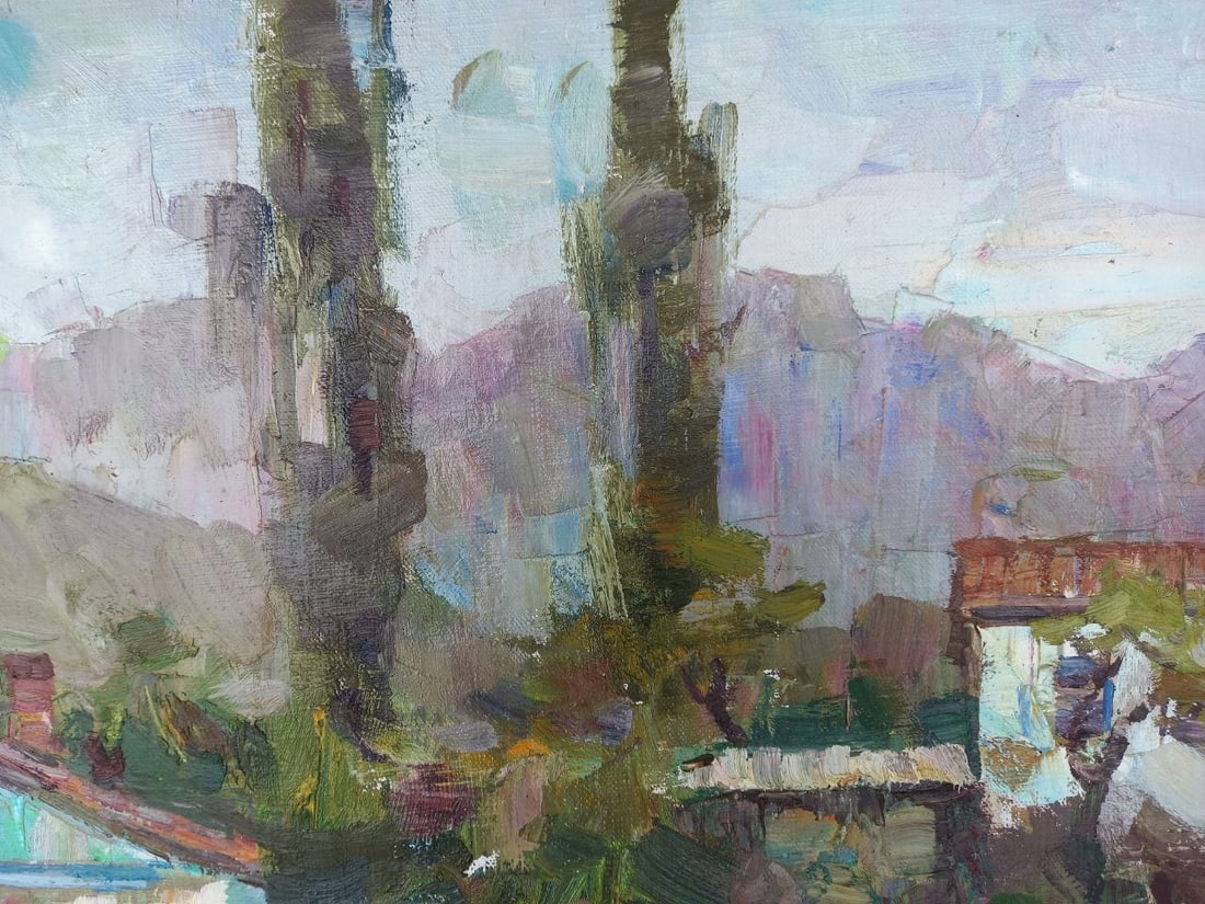 Oil painting Old street Alex Ditriev - 4