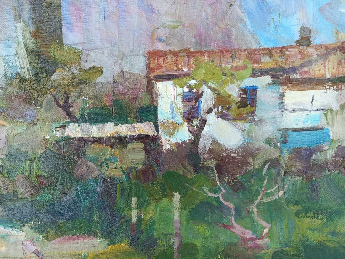 Oil painting Old street Alex Ditriev - 6