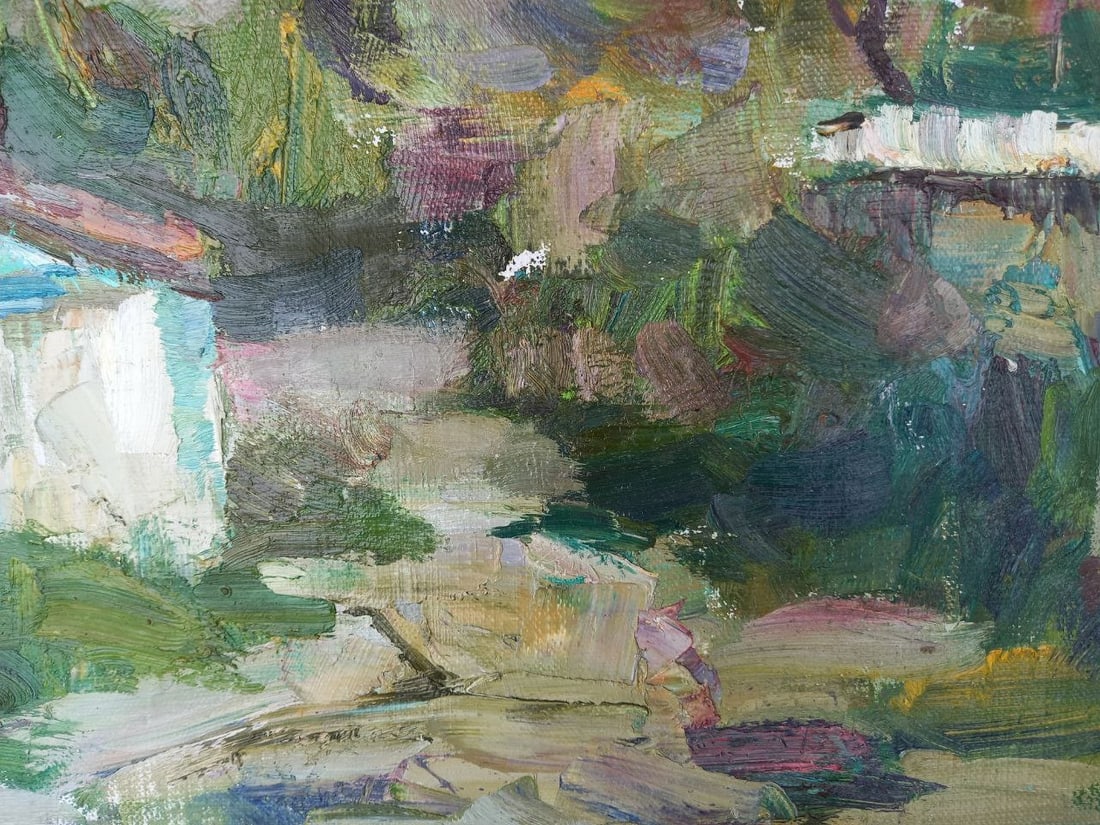 Oil painting Old street Alex Ditriev - 8