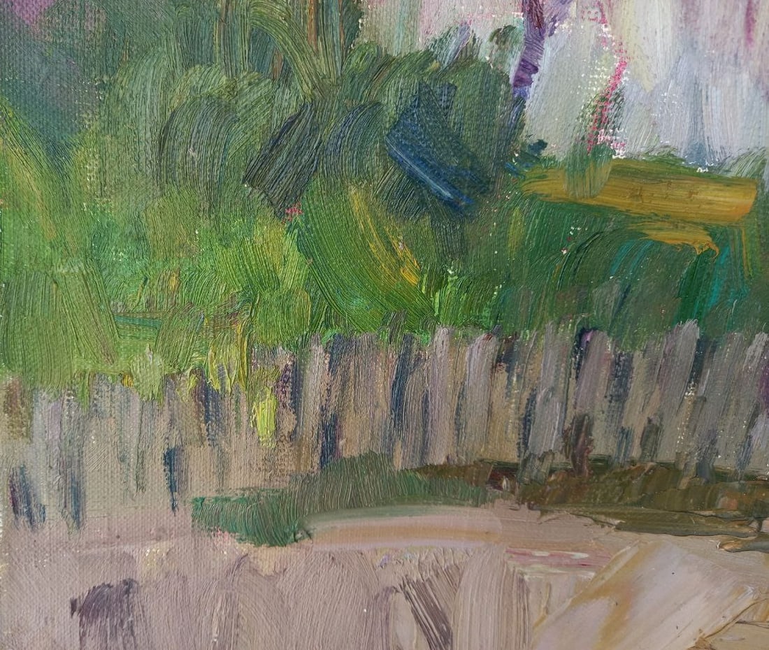 Oil painting Mountain Village Alex Ditriev - 3