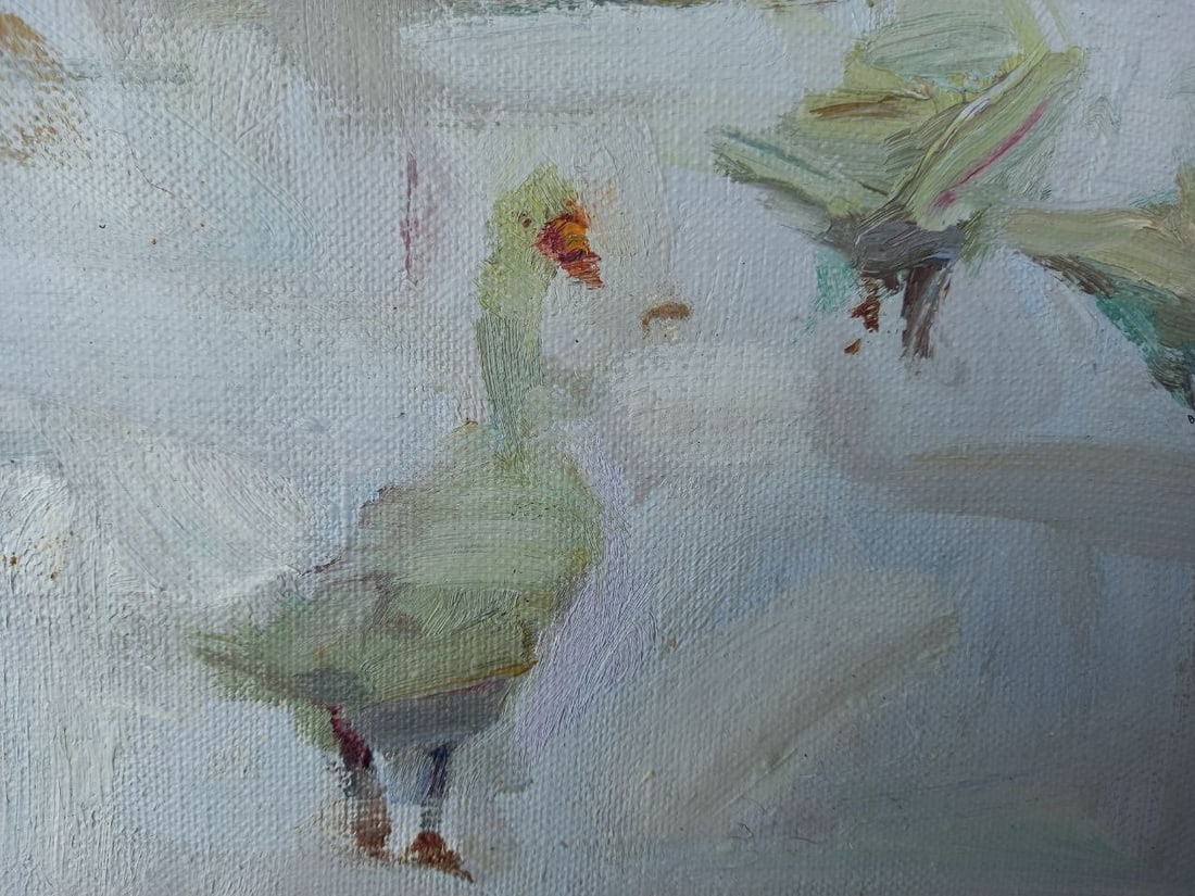 Oil painting Rural company Alex Ditriev - 3