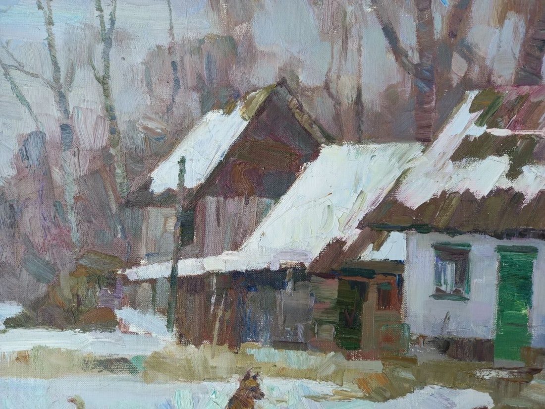 Oil painting Rural company Alex Ditriev - 7