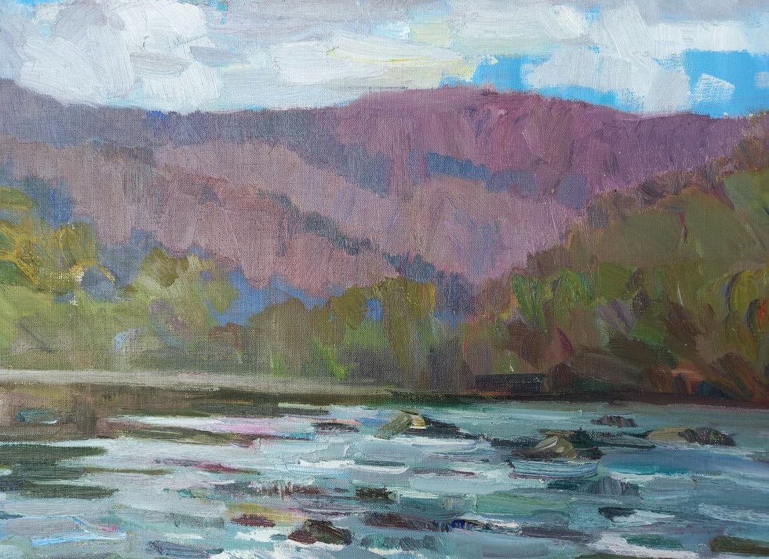 Oil painting Black Yew Alex Ditriev - 4