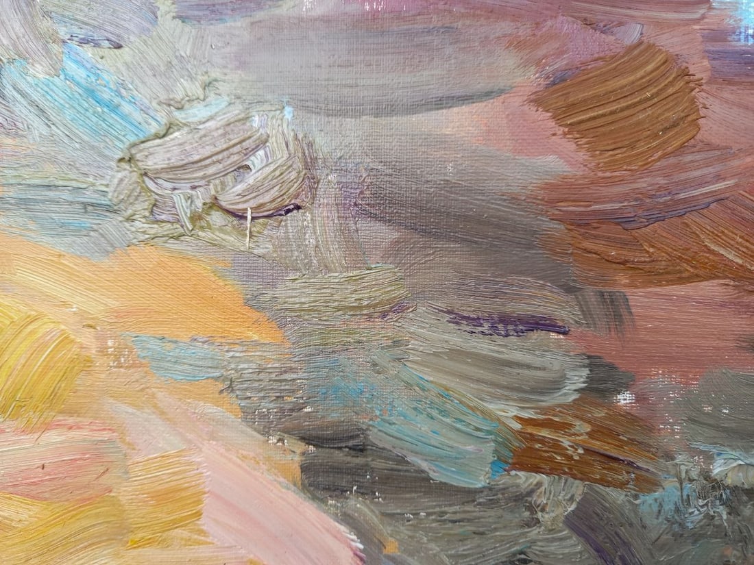 Oil painting Fisherman's house Alex Ditriev - 4