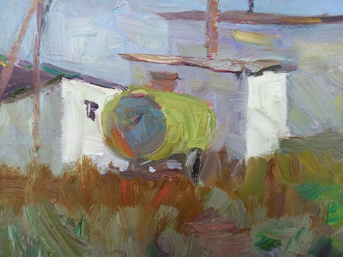 Oil painting Fisherman's house Alex Ditriev - 7
