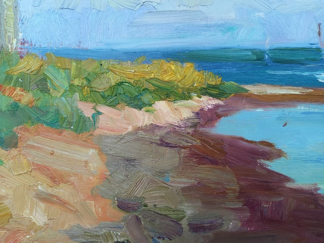 Oil painting Fisherman's house Alex Ditriev - 9