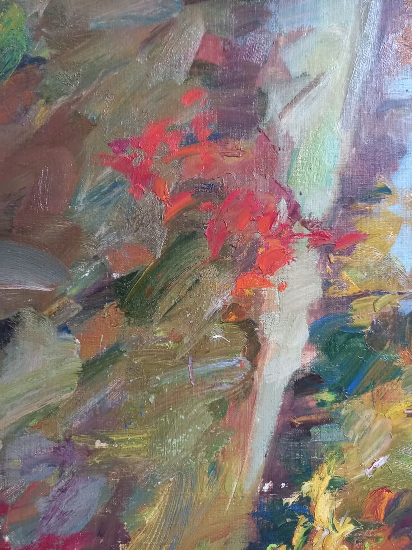 Oil painting Autumn in the Carpathians Alex Ditriev - 10