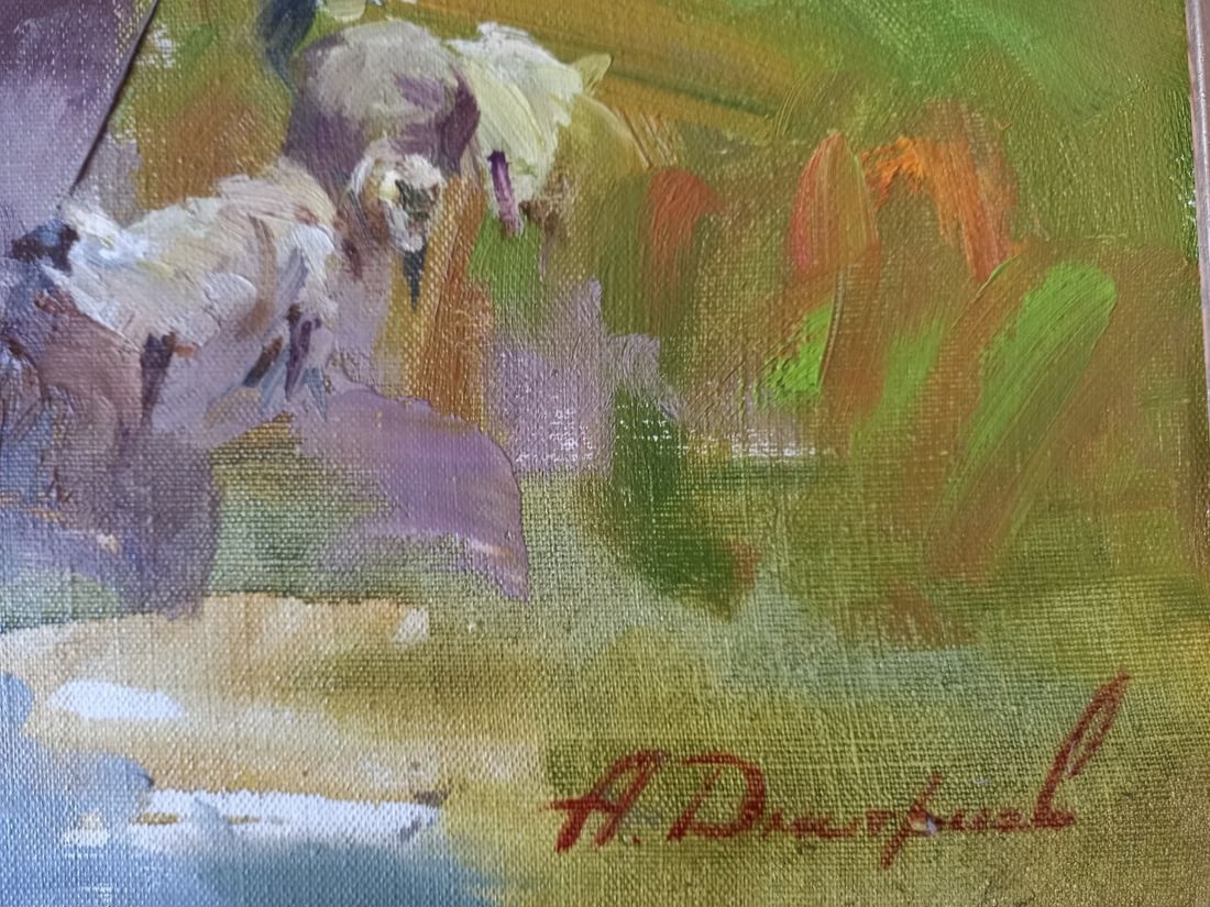 Oil painting Synevyr meadow Alex Ditriev - 7