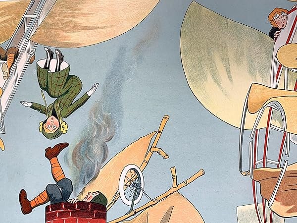 Sky Madness #1 - Art By Fernand Fernel (1910) 10.625x34.5 French Advertising Poster LB - 7