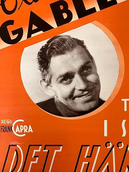 It Happened One Night - Gable - Capra (1934) 28x39 Swedish Movie Poster LB - 3