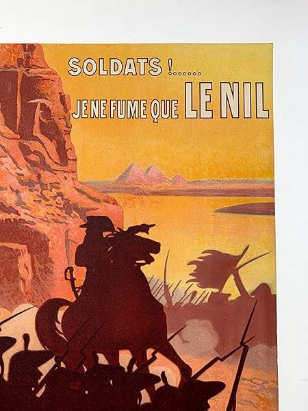 Soldats! Je Ne Fume Que Le Nil (1920's) 16x23 French Advertising Poster LB - 5