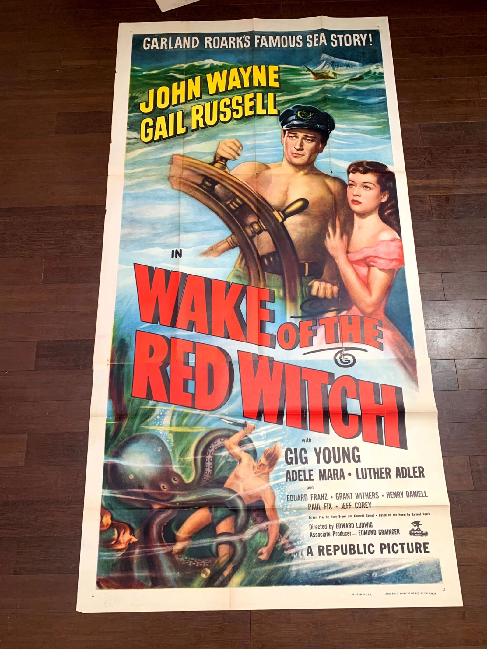 Wake Of The Red Witch - John Wayne (1949) US Three Sheet Movie Poster - 11