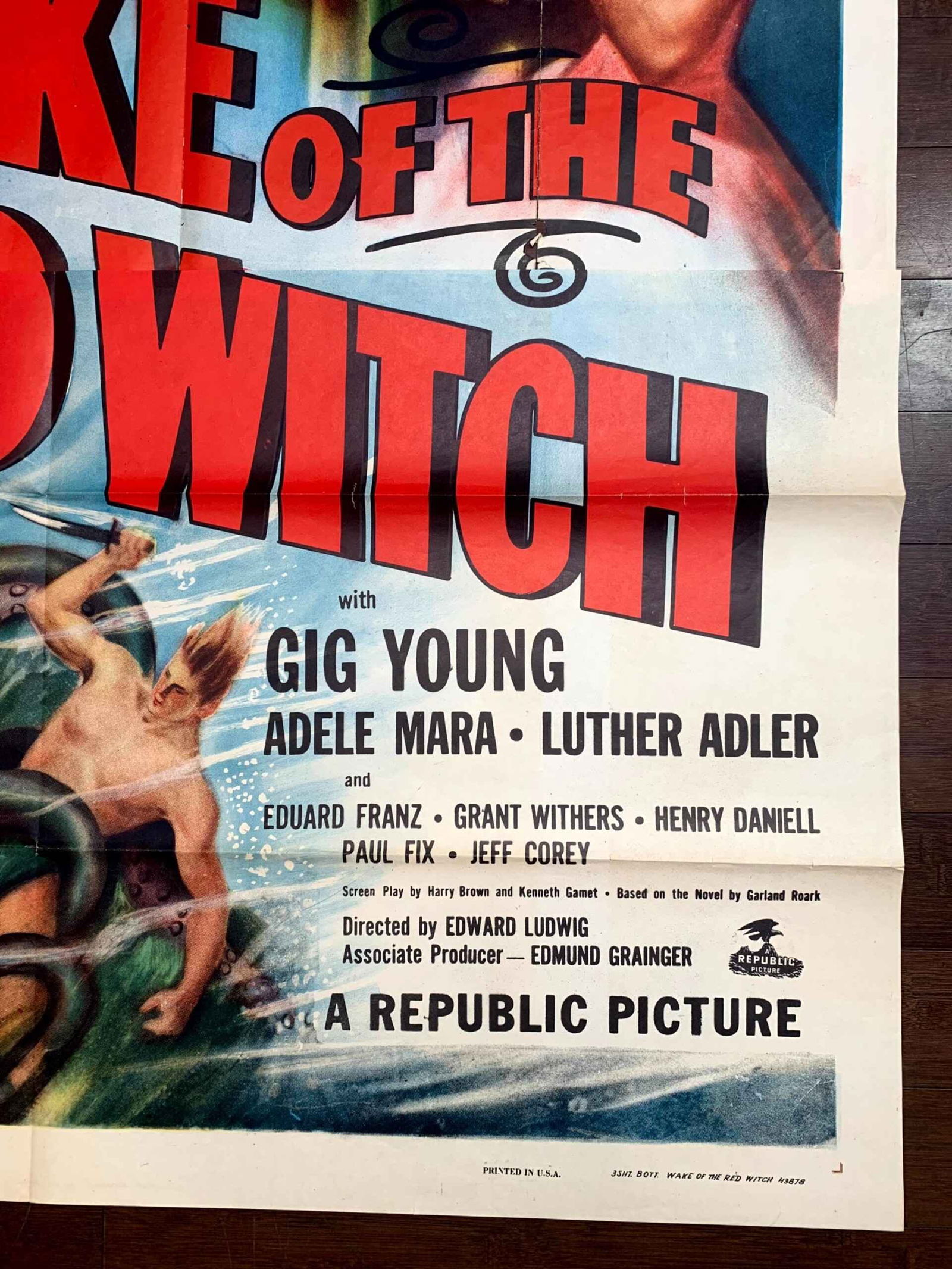 Wake Of The Red Witch - John Wayne (1949) US Three Sheet Movie Poster - 6