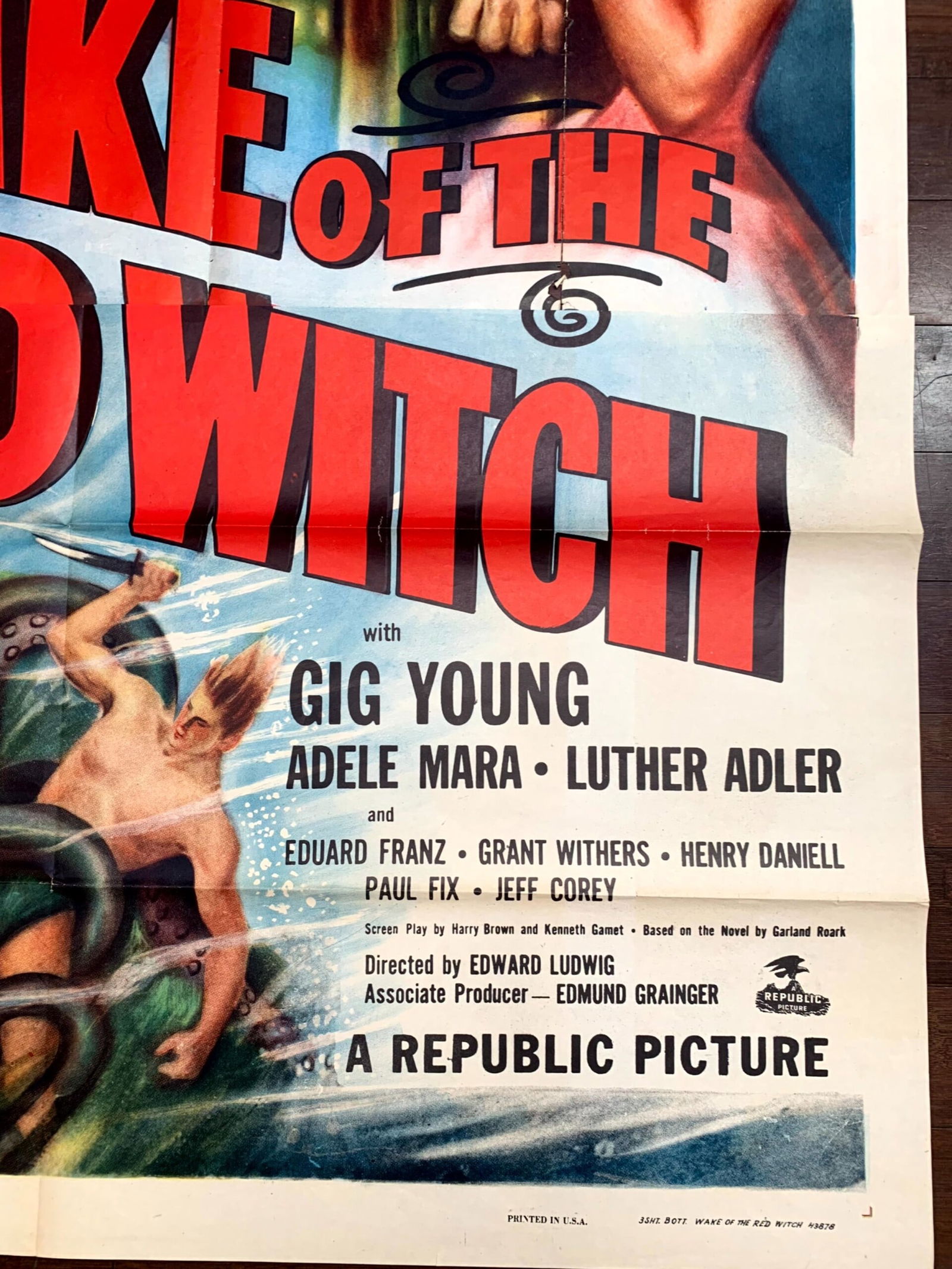 Wake Of The Red Witch - John Wayne (1949) US Three Sheet Movie Poster - 7