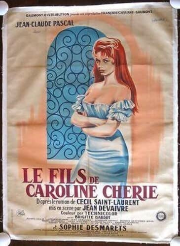Son Of Dear Caroline - Bardot (1955) French 1 Panel LB: Son Of Dear Caroline - Bardot (1955) French 1 Panel LB Please refer to the attached photos to determine the condition of this original vintage item. Note: LB means Linen Backed. Ready for you to
