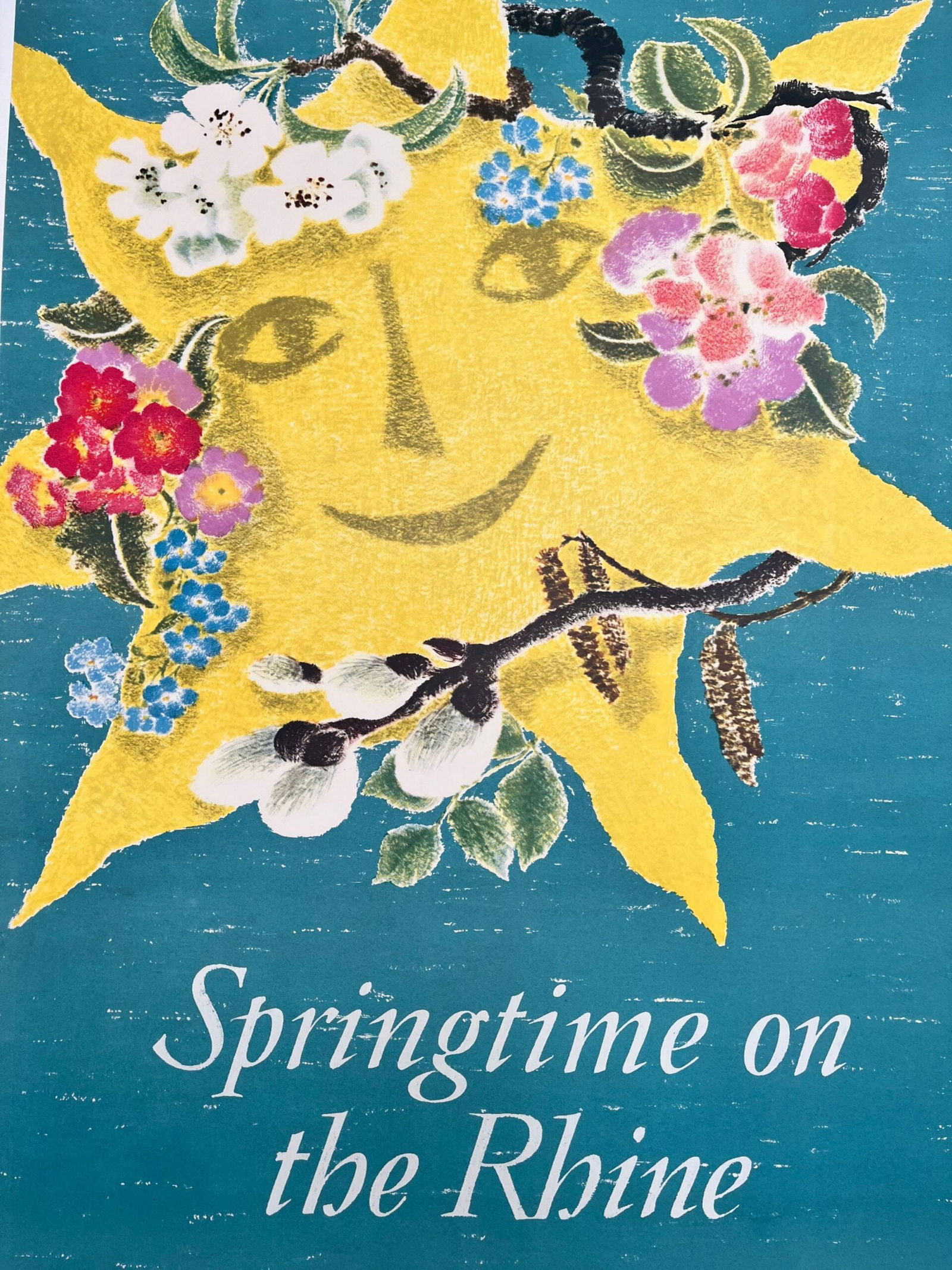 Springtime In The Rhine (1965) German Travel Poster LB - 2