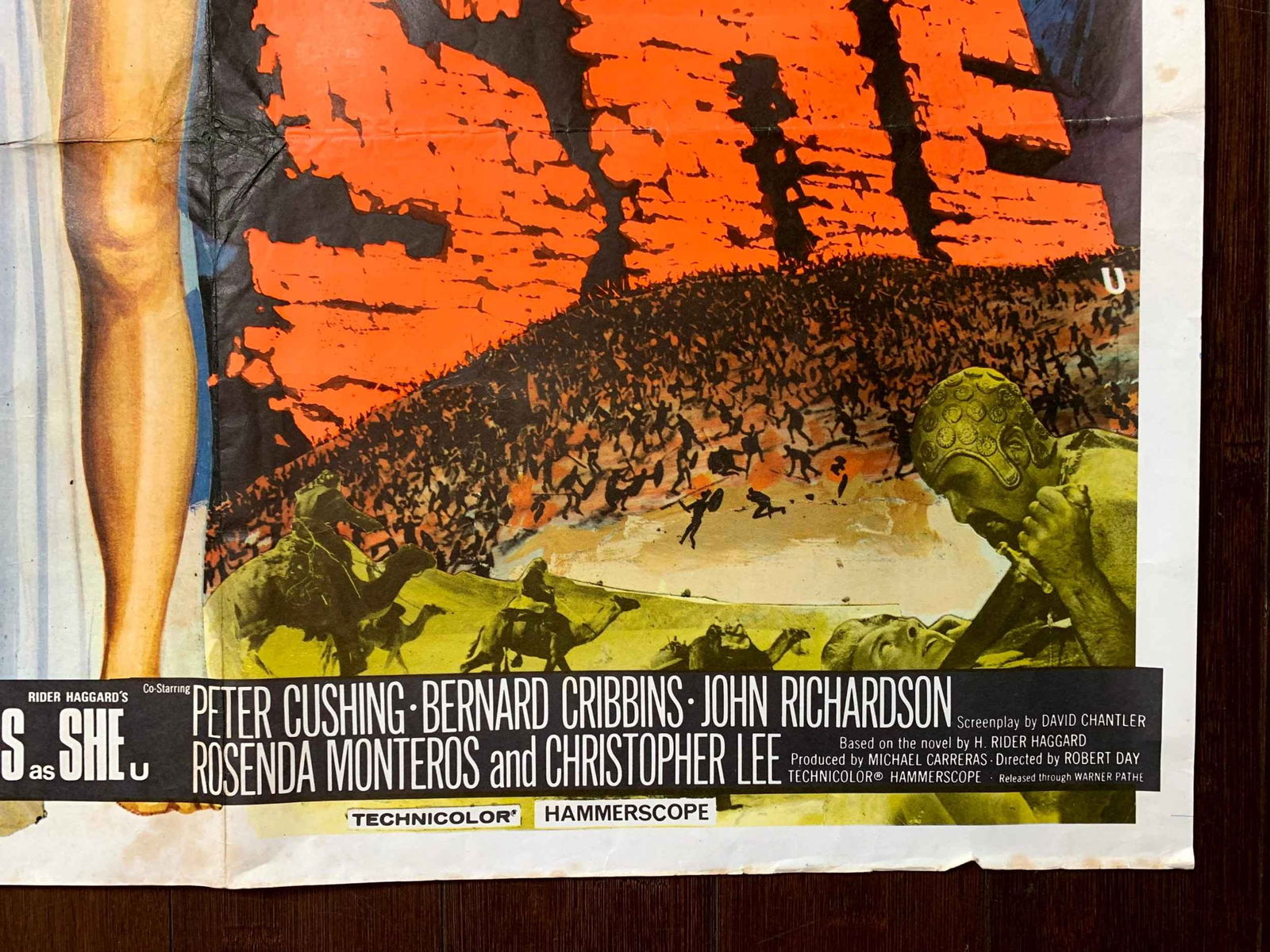 She/one Million Years B.C. (1966) UK Quad Movie Poster - 2