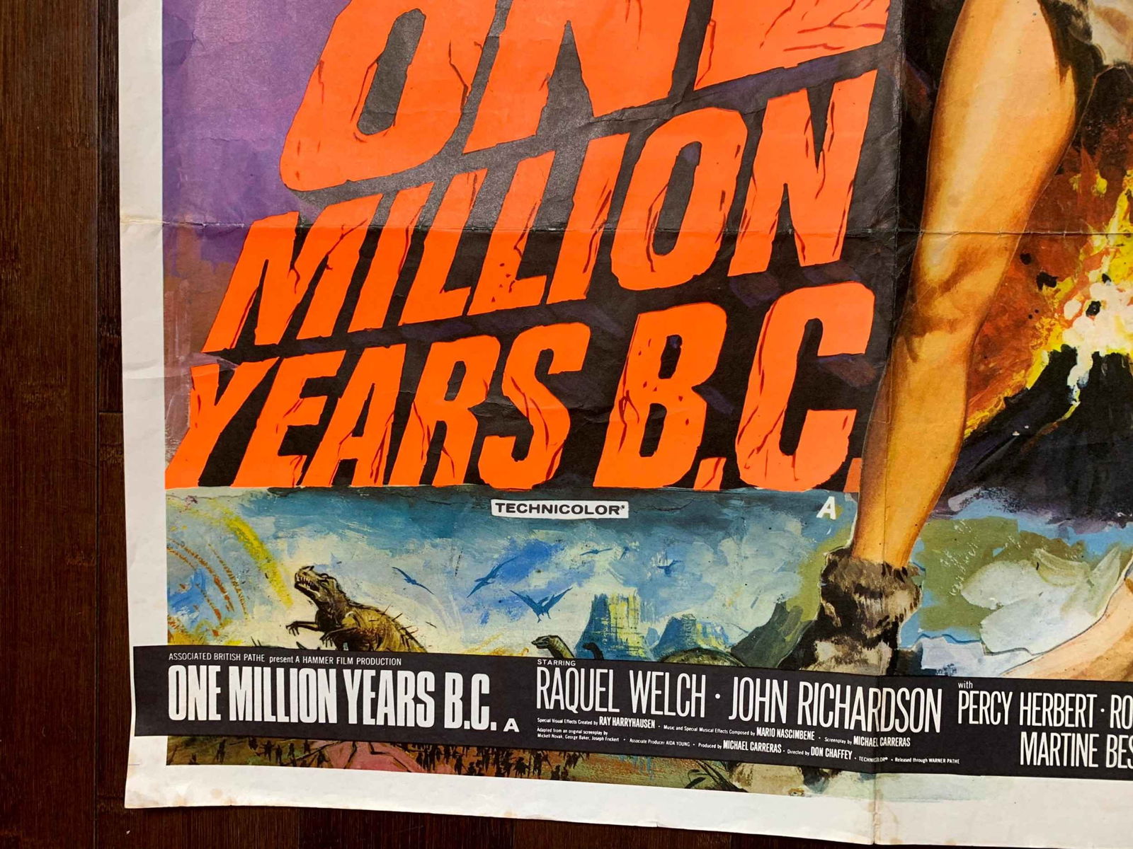 She/one Million Years B.C. (1966) UK Quad Movie Poster - 5