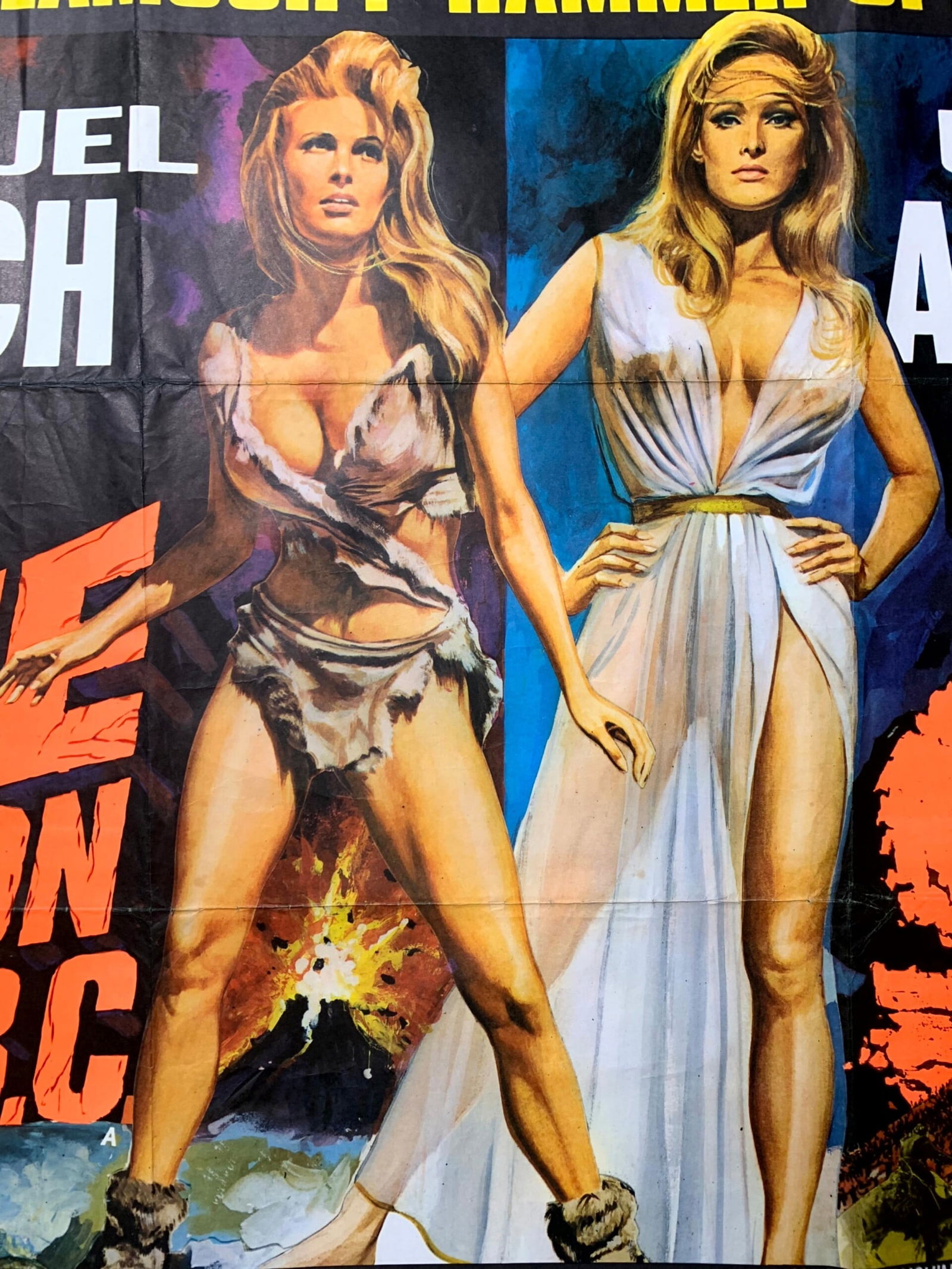 She/one Million Years B.C. (1966) UK Quad Movie Poster - 6