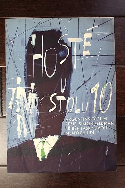 Hoste U Stolu 10 (1962) 16x11” Czechoslovakian Movie Poster: Hoste U Stolu 10 (1962) 16x11” Czechoslovakian Movie Poster Please refer to the attached photos to determine the condition of this original vintage item. Note: LB means Linen Backed. Ready for