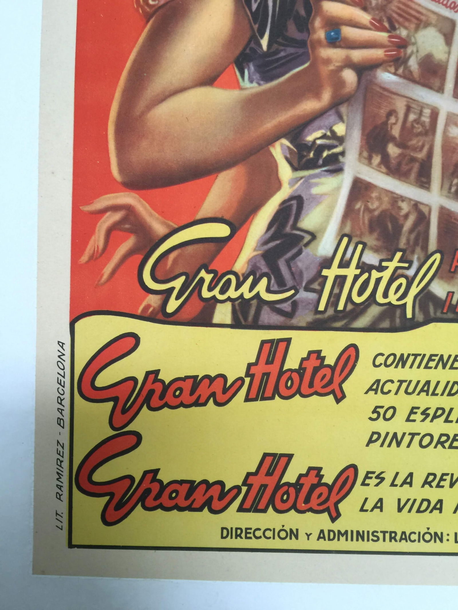 La Revisita Gran Hotel (1940) 16.5x23.5 Spanish Movie Poster LB - 2