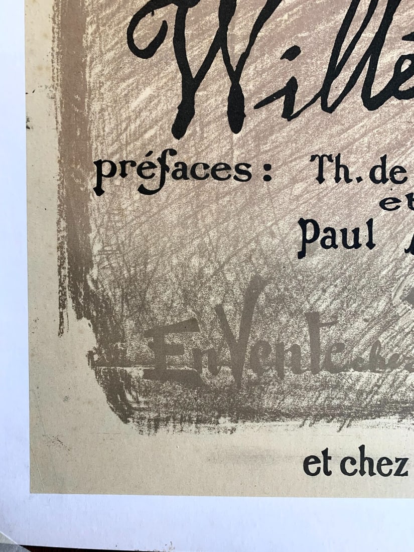 Pauvre Pierrot - Art By Willette (1885) 21.5x28.75 French Advertising Poster LB - 3