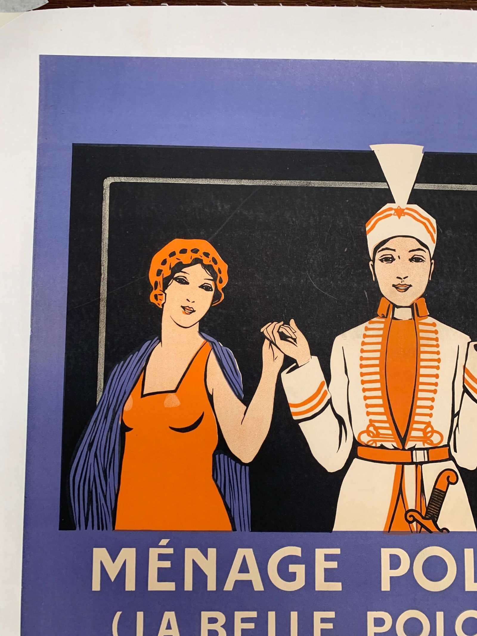 Menage Polonais - Art Georges Dorival (1914) 23.5 x 31 French Lithograph LB - 2