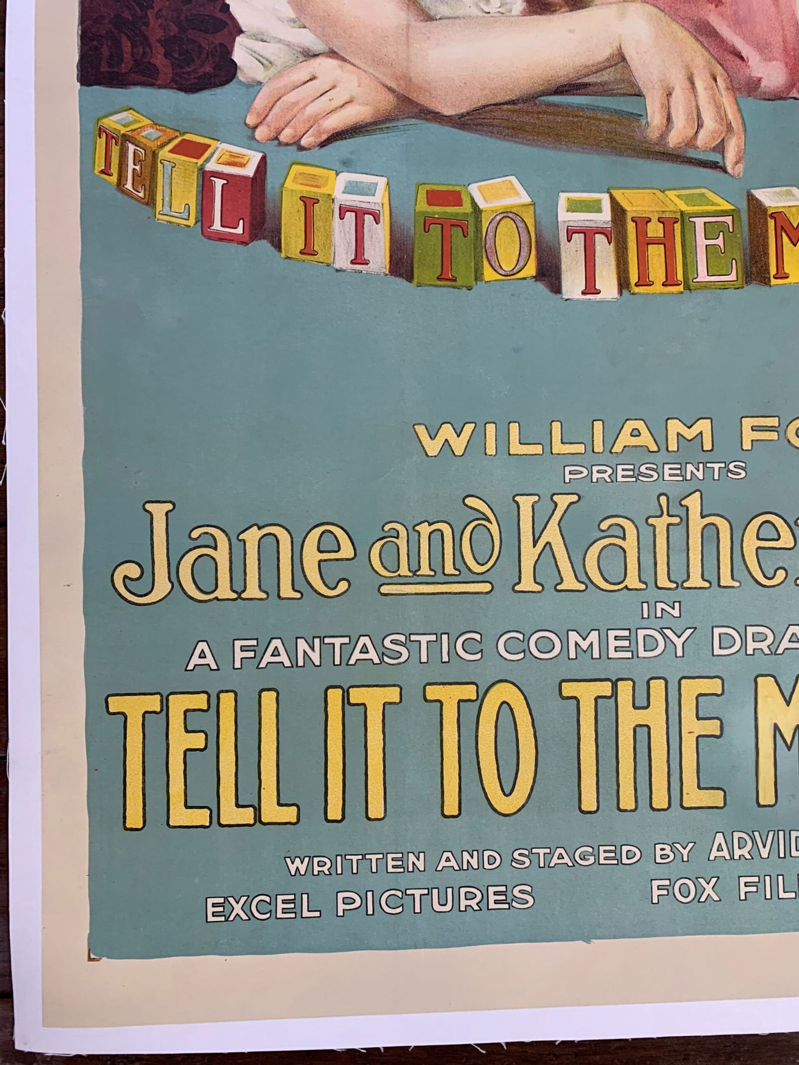 Tell It To The Marines (1918) 27.5 x 41.5 US One Sheet Movie Poster LB - 5