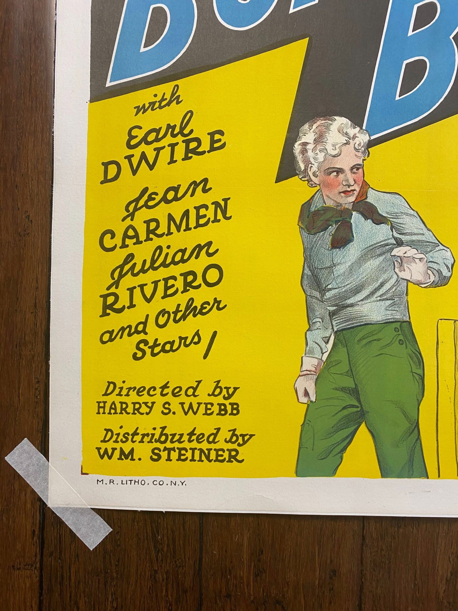 Born To Battle - Tom Tyler (1935) US One Sheet Western Movie Poster LB - 3