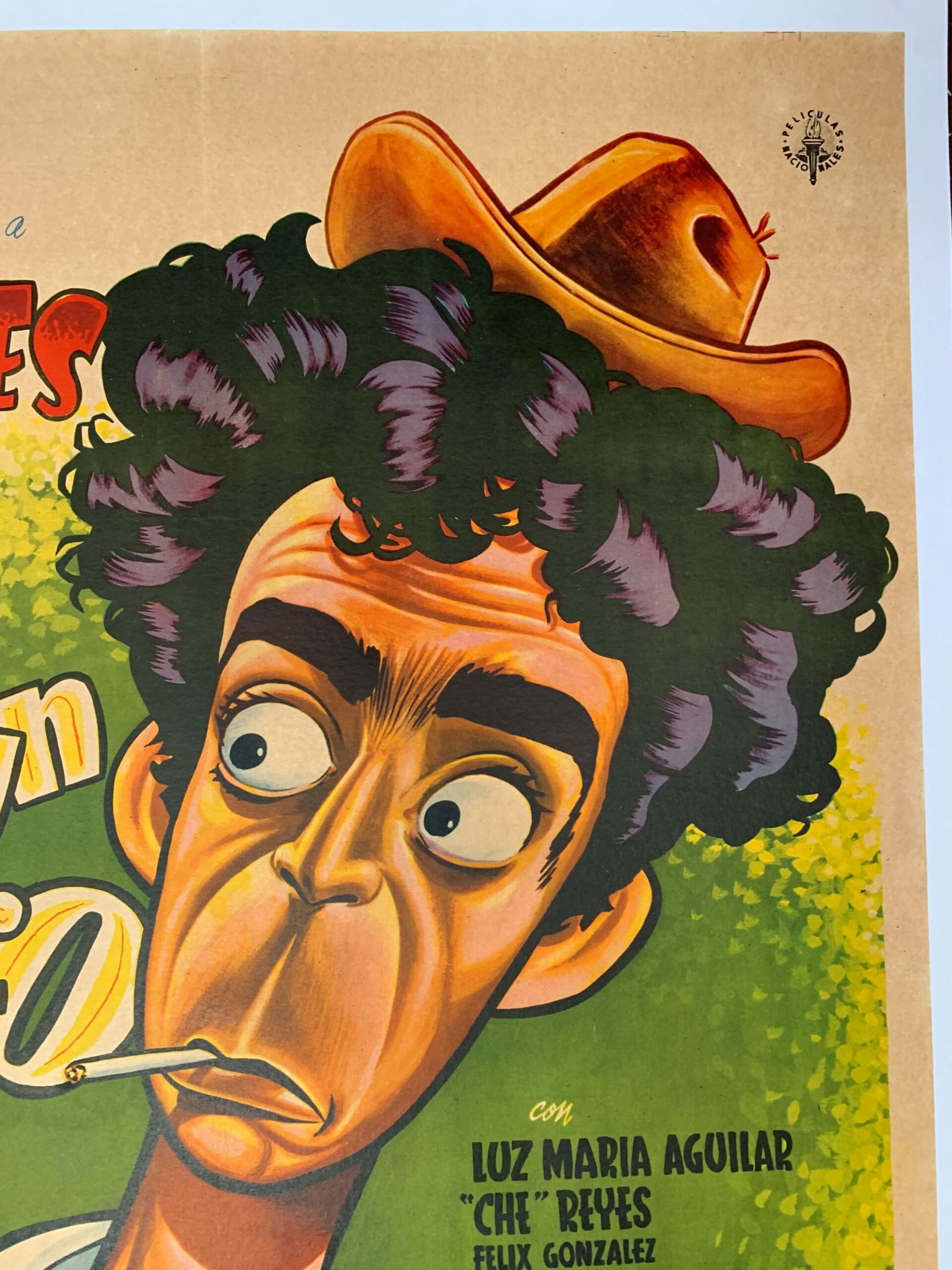 Soy un Golfo - Art by Cabral (1955) 27x37 Mexican Movie Poster LB - 3