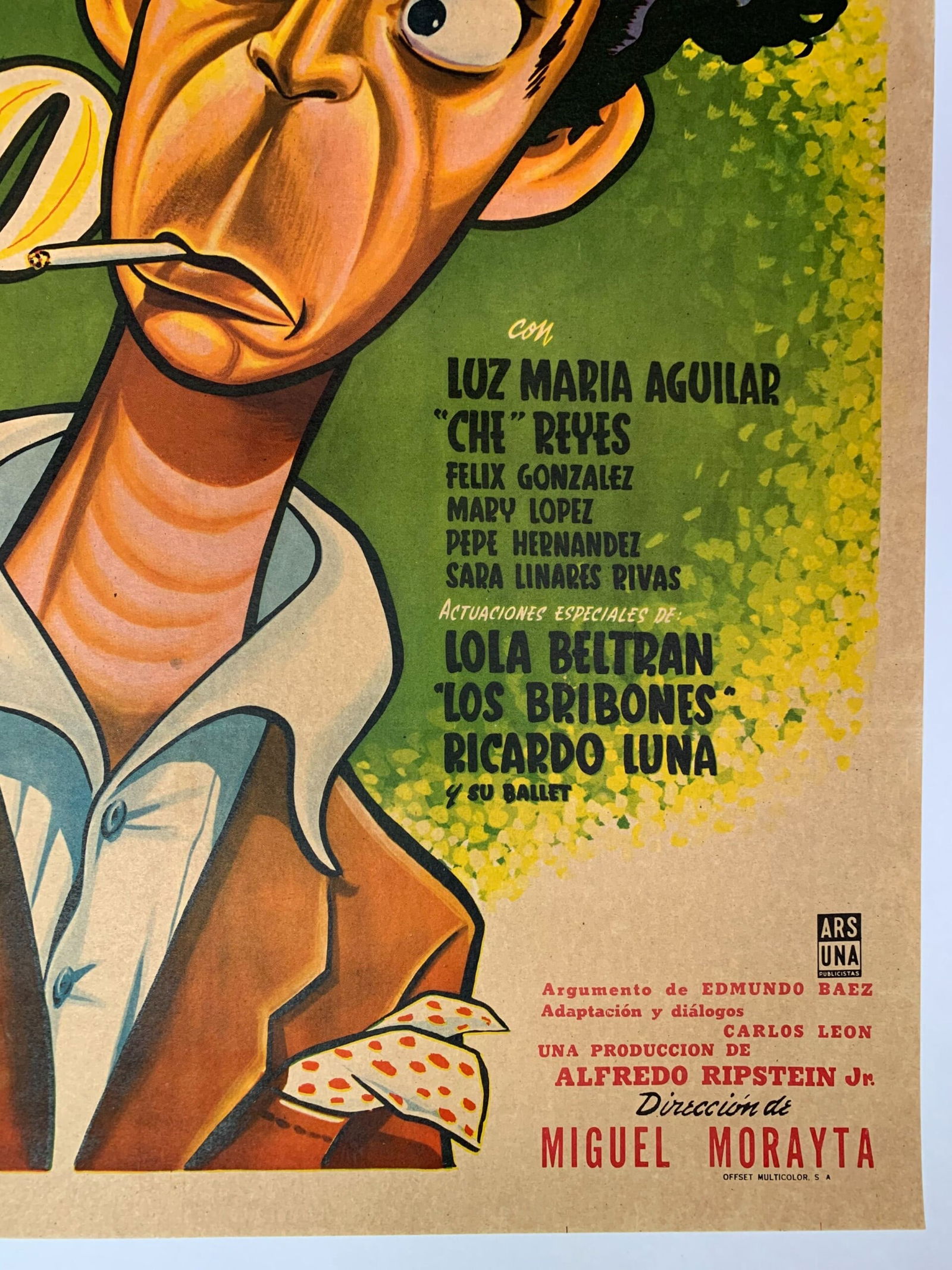 Soy un Golfo - Art by Cabral (1955) 27x37 Mexican Movie Poster LB - 4