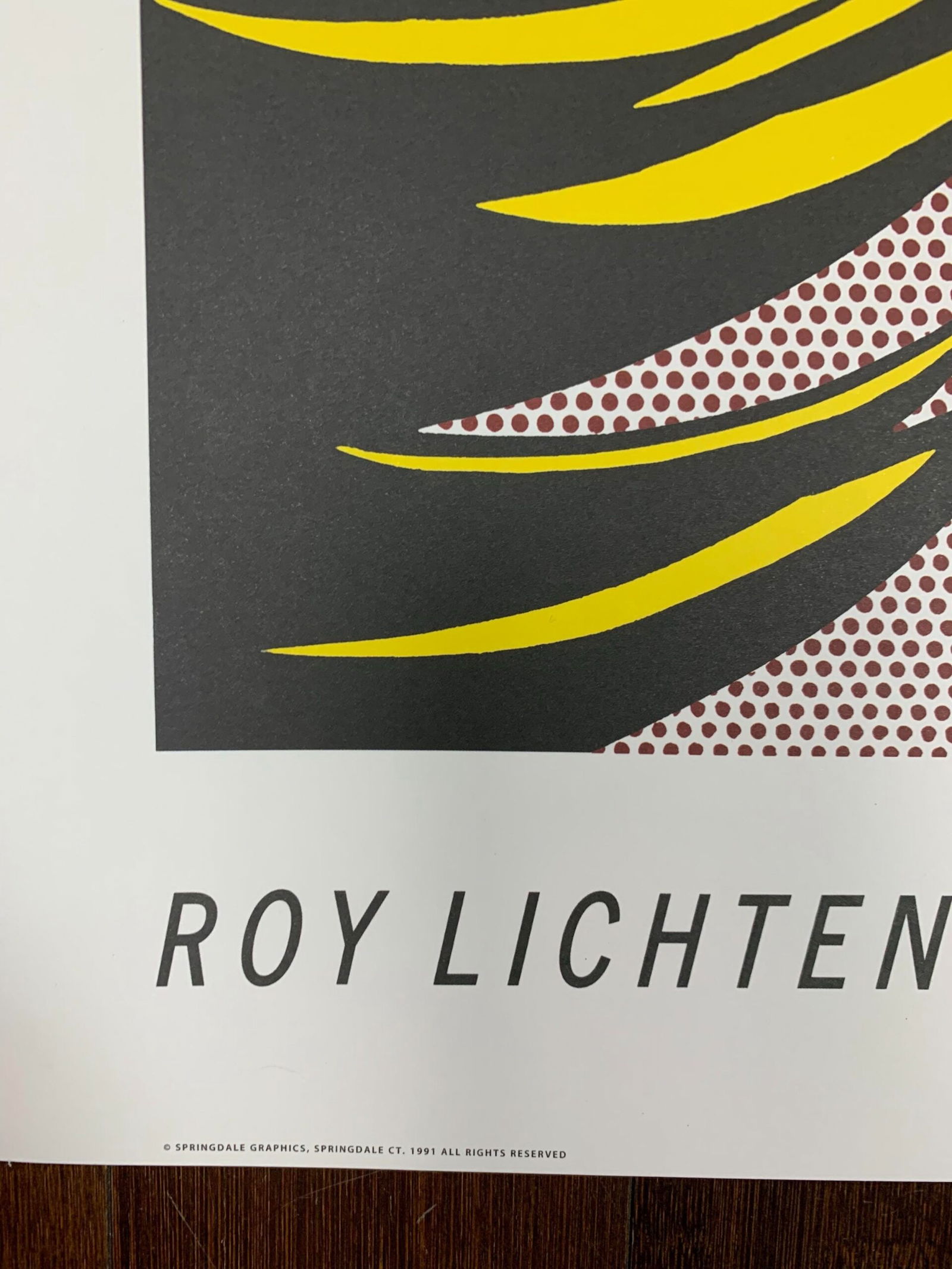 Lichtenstein - Yale Univ. Art Gallery (1991) 26x27 US Advertising Poster - Cardstock - 4