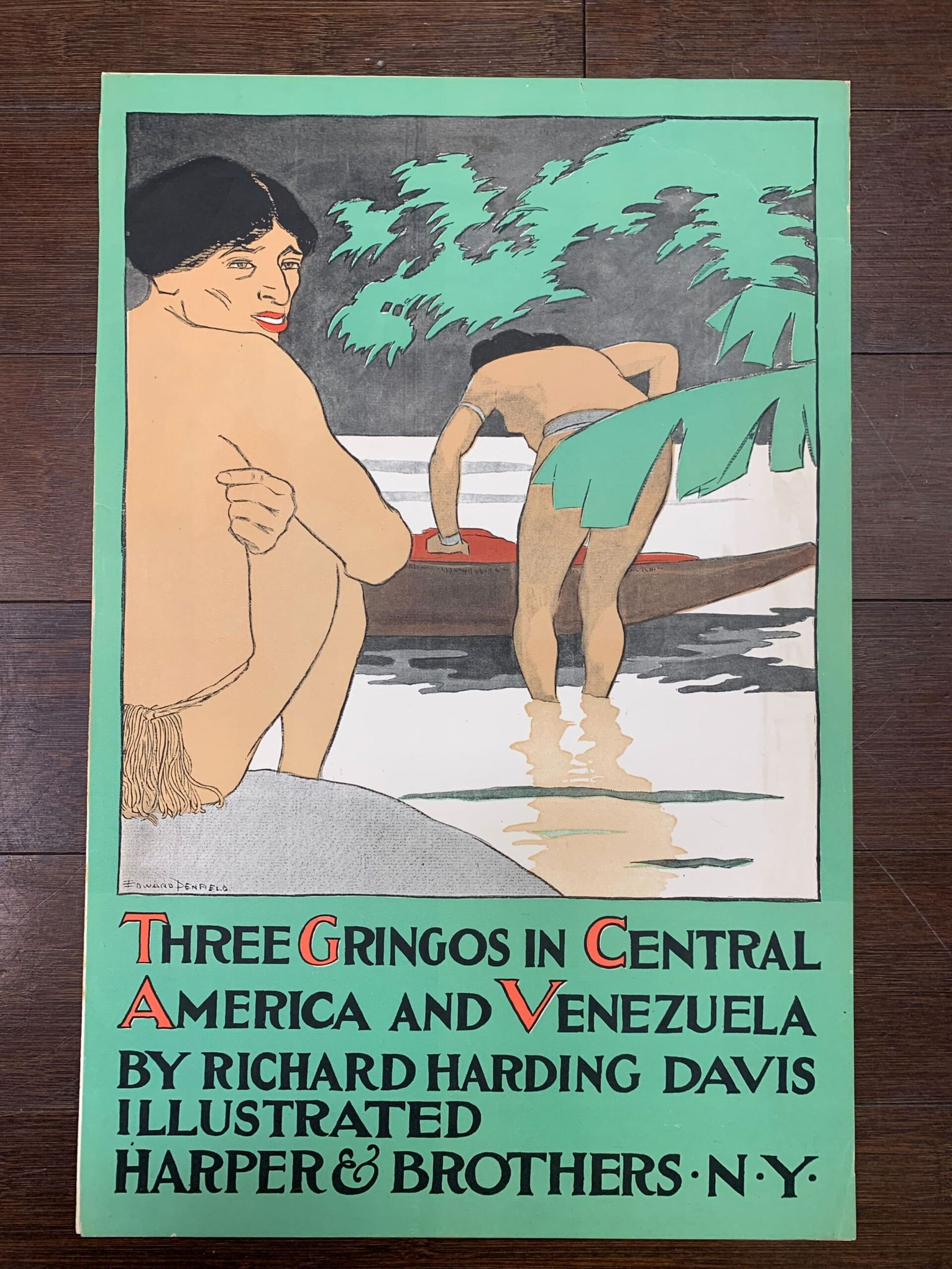 Harper's Magazine - Art by Penfield (1903) 8.25 x 17.5 US Advertising Poster