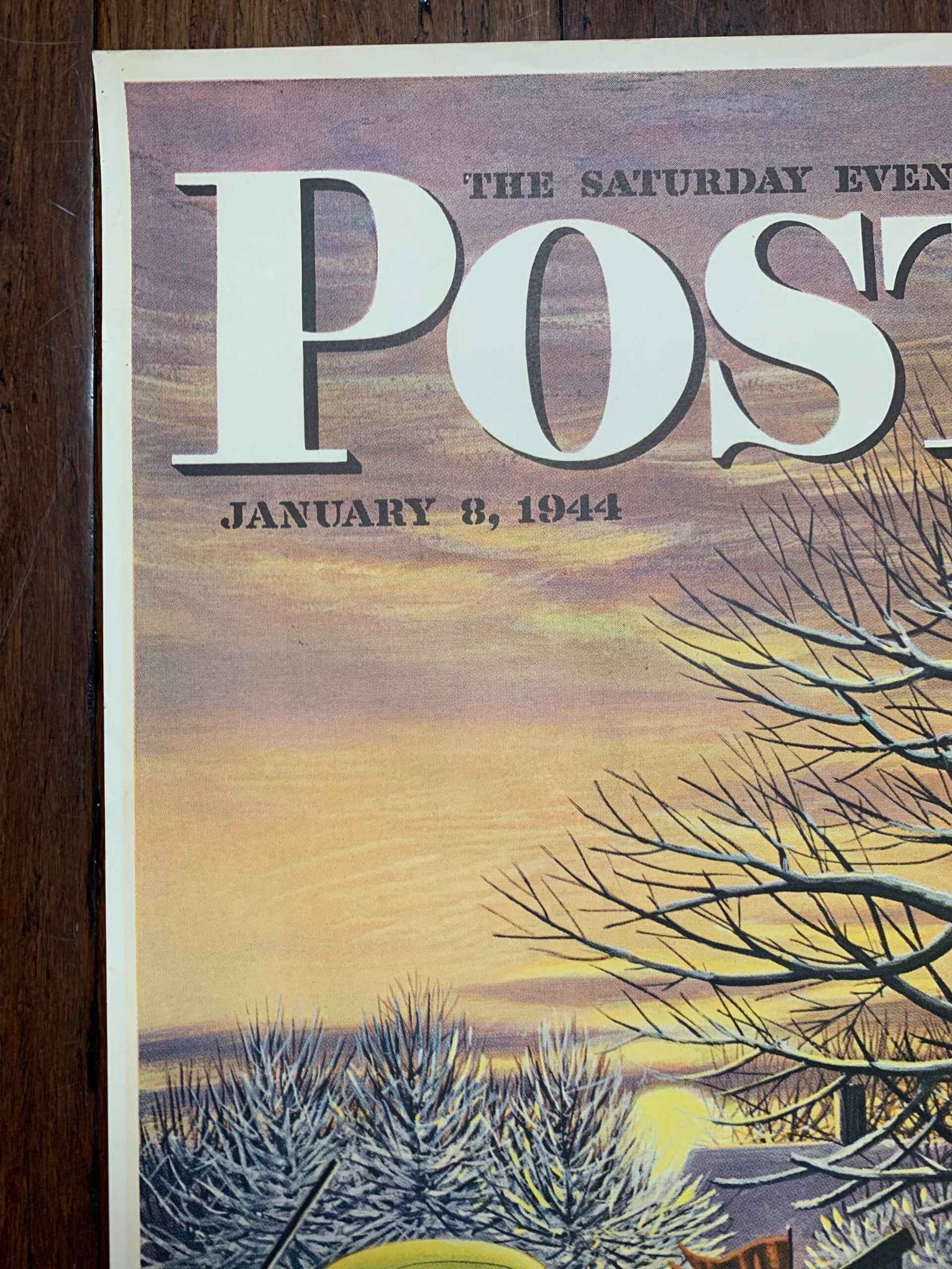 22x28 1944 Newstand Poster Saturday Evening Post - Art By Stevan Dohanos frozen Milk - 2